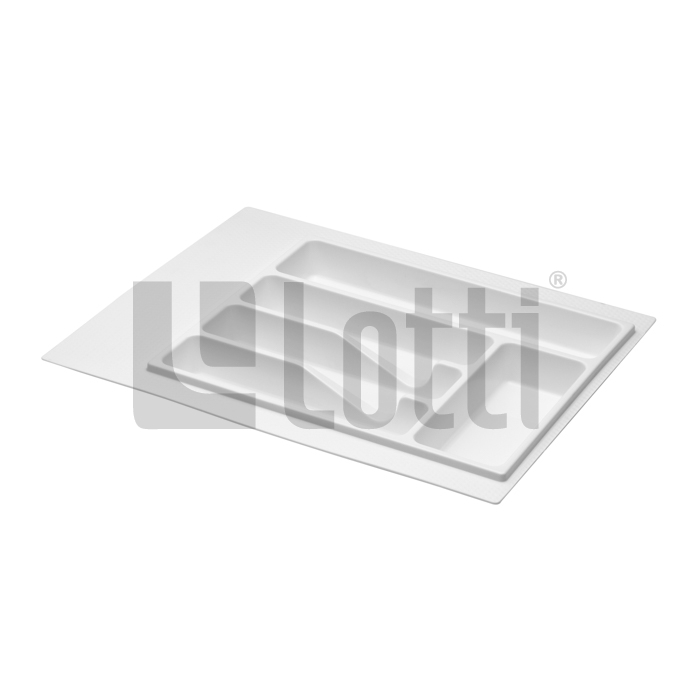 Лоток для столовых принадлежностей М500-550 пластик, белый